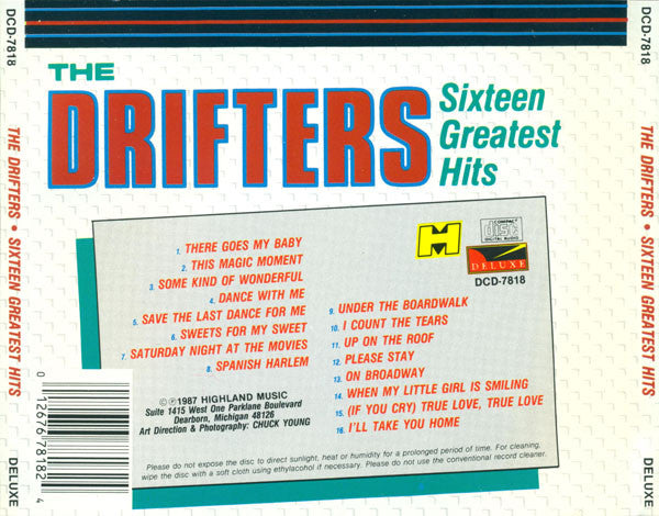 The Drifters : Sixteen Greatest Hits (CD, Comp, RE)