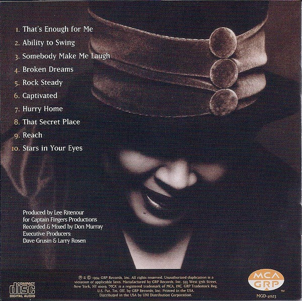 Patti Austin : That Secret Place (CD, Album, Club)