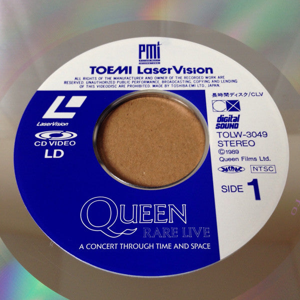 Queen : Rare Live (A Concert Through Time And Space) (Laserdisc, 12", S/Sided, NTSC)