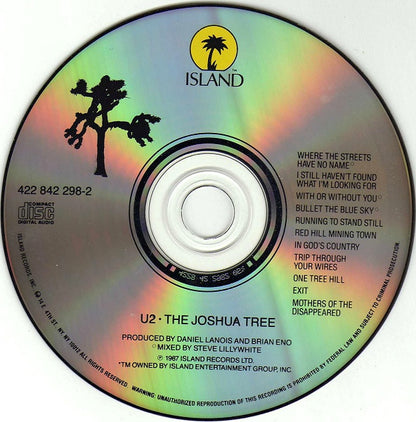 U2 : The Joshua Tree (CD, Album, RE, RP, UML)