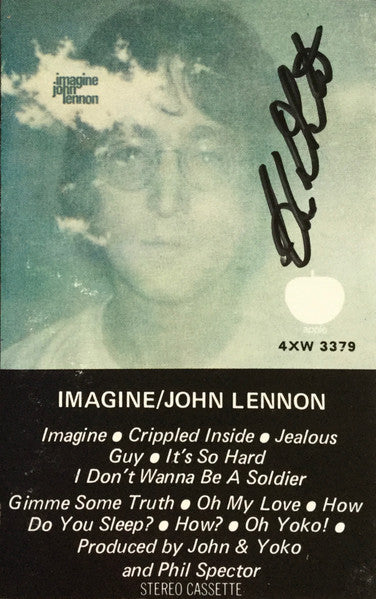 John Lennon - The Plastic Ono Band With The Flux Fiddlers : Imagine (Cass, Album, RE)
