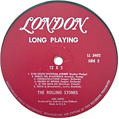 The Rolling Stones : 12 X 5 (LP, Album, Mono)