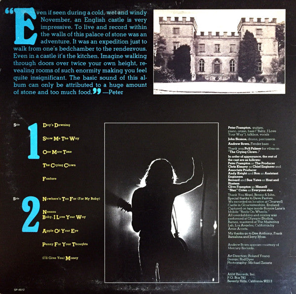 Peter Frampton : Frampton (LP, Album, Pit)