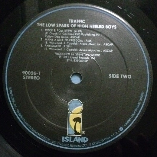 Traffic : The Low Spark Of High Heeled Boys (LP, Album, RE, SRC)
