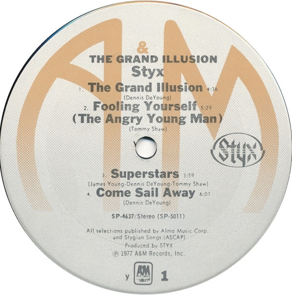 Styx : The Grand Illusion (LP, Album, y -)