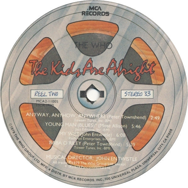 The Who : The Kids Are Alright (2xLP, Album, Gol)