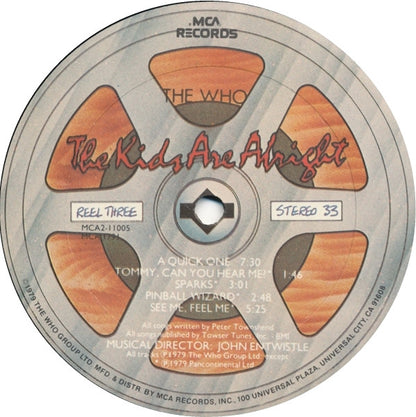 The Who : The Kids Are Alright (2xLP, Album, Gol)