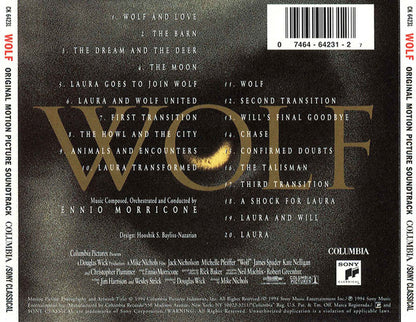 Ennio Morricone : Wolf (Original Motion Picture Soundtrack) (CD, Album)