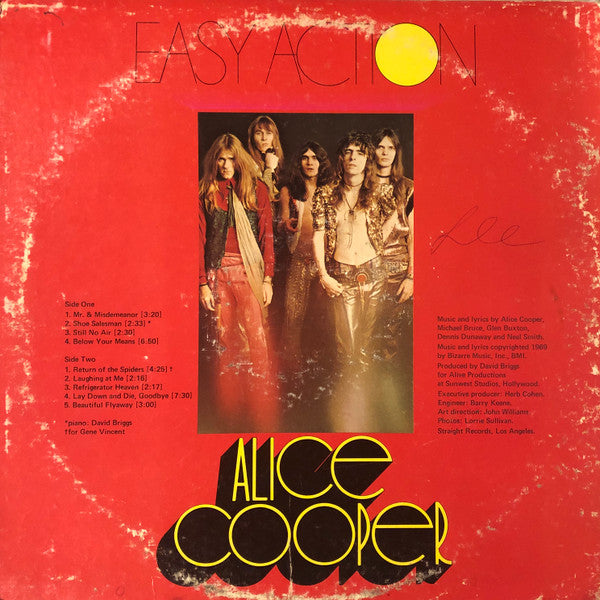 Alice Cooper : Easy Action (LP, Album)