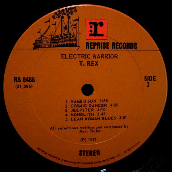 T. Rex : Electric Warrior (LP, Album, Pit)