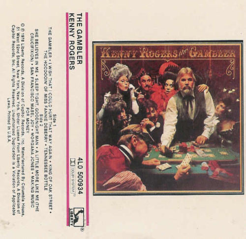 Kenny Rogers : The Gambler (Cass, Album, Club, RE, Dol)