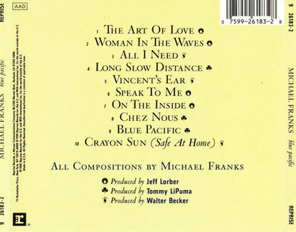 Michael Franks : Blue Pacific (CD, Album)