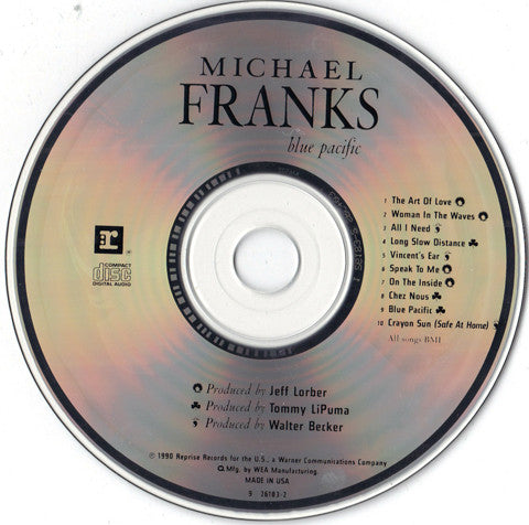 Michael Franks : Blue Pacific (CD, Album)
