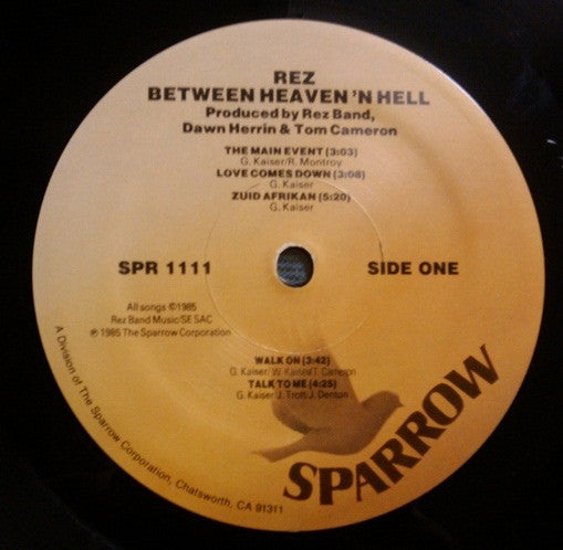 Resurrection Band : Between Heaven 'N Hell (LP, Album)