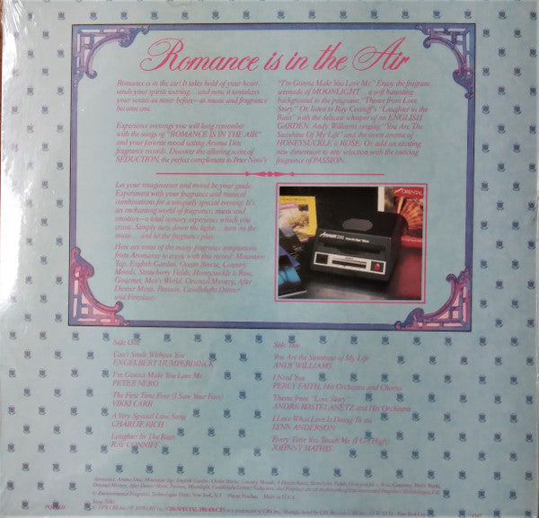 Various : Aromance™ Aroma Disc™ Presents Romance Is In The Air (LP, Comp)