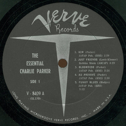 Charlie Parker : The Essential Charlie Parker (LP, Comp, Mono, RM, Hig)