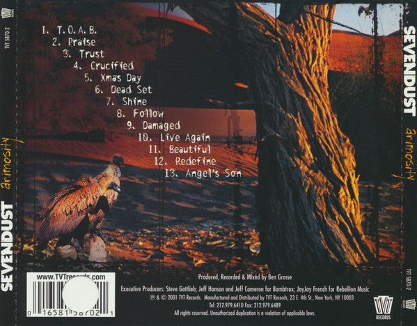 Sevendust : Animosity (CD, Album, WMO)