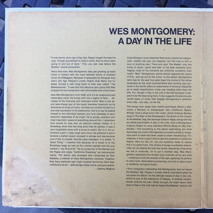 Wes Montgomery : A Day In The Life (LP, Album, Gat)