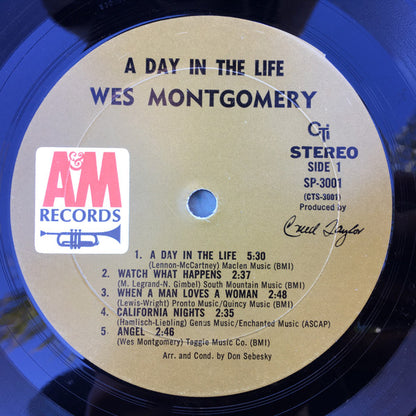 Wes Montgomery : A Day In The Life (LP, Album, Gat)