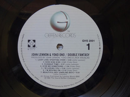 John Lennon & Yoko Ono : Double Fantasy (LP, Album, Eur)