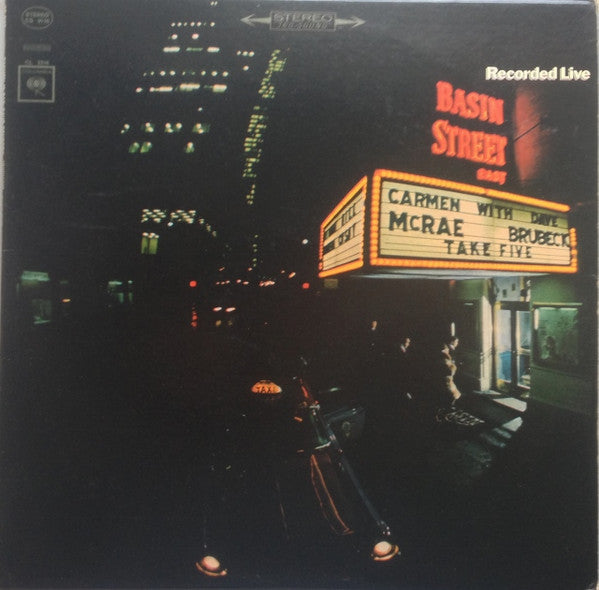 Carmen McRae - Dave Brubeck : Take Five (Recorded Live At Basin Street East) (LP, Album)