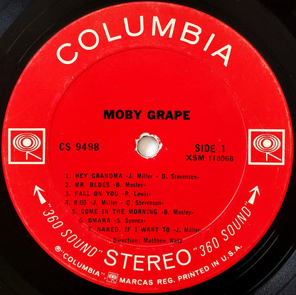 Moby Grape : Moby Grape (LP, Album, Pit)