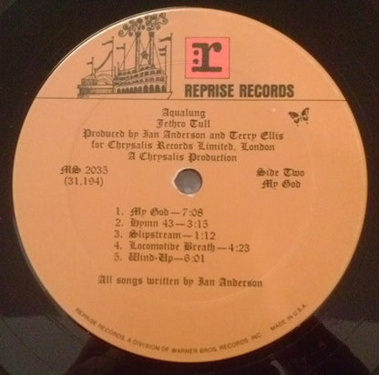 Jethro Tull : Aqualung (LP, Album, Ter)