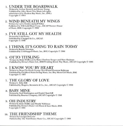 Bette Midler : Beaches (Original Soundtrack Recording) (CD, Album, Club)