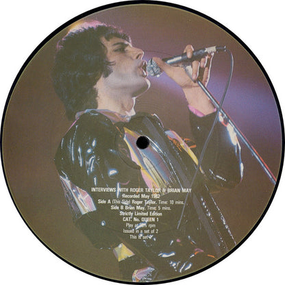 Queen : Interviews With Roger Taylor & Brian May (7", Ltd, Pic, Unofficial, 2/2)