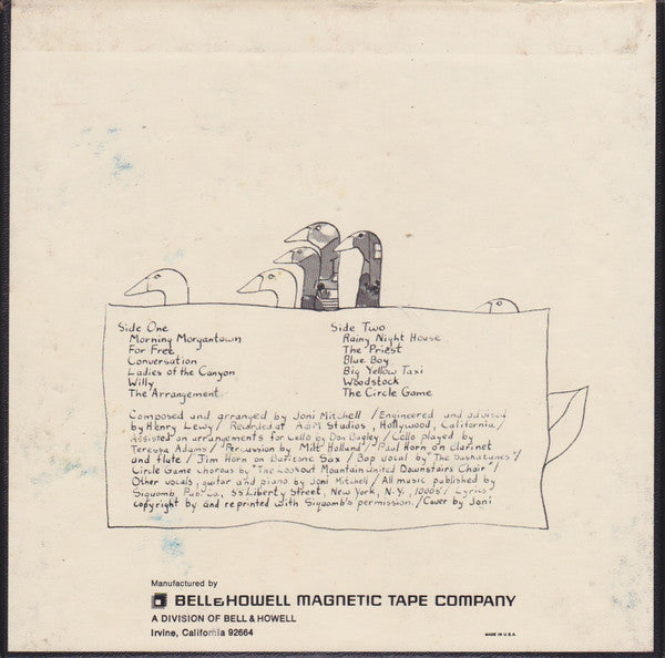 Joni Mitchell : Ladies Of The Canyon (Reel, 4tr Stereo, 7" Reel, Album)