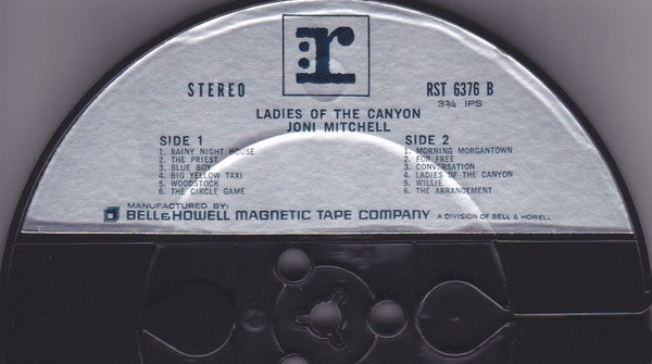 Joni Mitchell : Ladies Of The Canyon (Reel, 4tr Stereo, 7" Reel, Album)