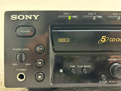 Sony RCD-W500C Cd Changer 5 Discs and CD Recorder * Remote * Fully Serviced * New Belts