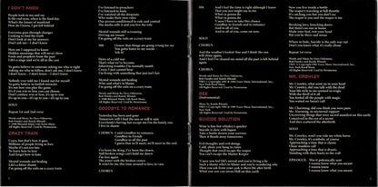 Ozzy Osbourne : Blizzard Of Ozz (CD, Album, RE, RM)