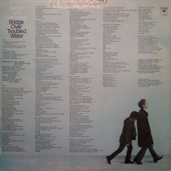 Simon & Garfunkel : Bridge Over Troubled Water (LP, Album, Pit)