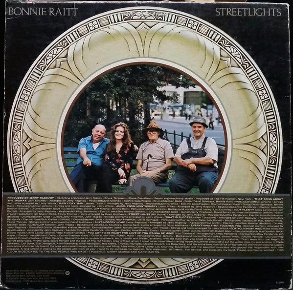 Bonnie Raitt : Streetlights (LP, Album, RE, Los)
