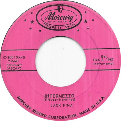 Jack Fina : Bumble Boogie / Intermezzo (7")