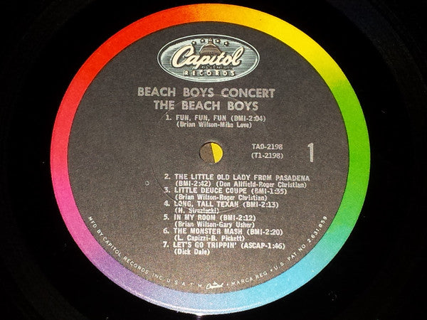 The Beach Boys : Concert (LP, Album, Mono, LA )
