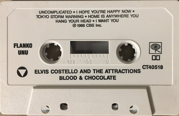 Elvis Costello And The Attractions* : Blood & Chocolate (Cass, Album)