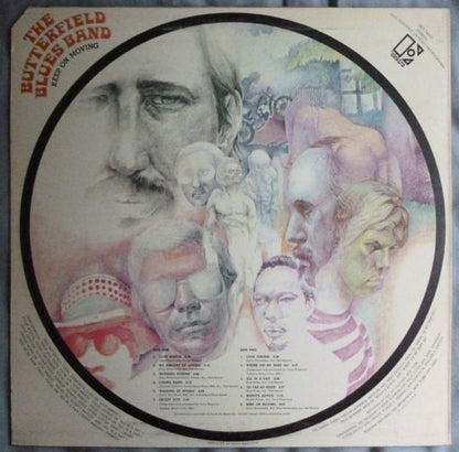 The Butterfield Blues Band* : Keep On Moving (LP, Album, RP, Pit)