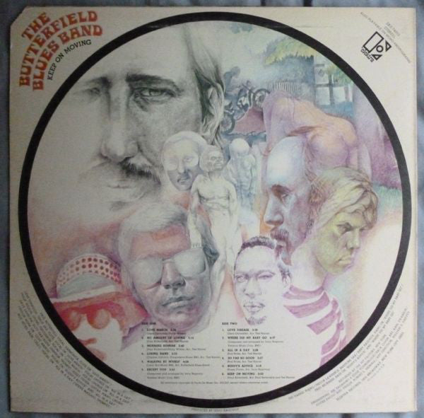 The Butterfield Blues Band* : Keep On Moving (LP, Album, RP, Pit)