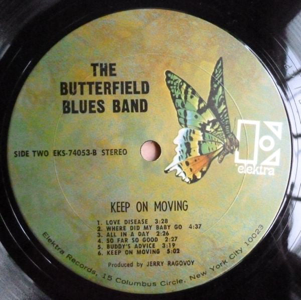 The Butterfield Blues Band* : Keep On Moving (LP, Album, RP, Pit)