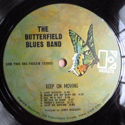 The Butterfield Blues Band* : Keep On Moving (LP, Album, RP, Pit)