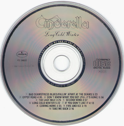 Cinderella (3) : Long Cold Winter (CD, Album, Club)