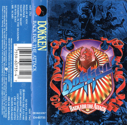 Dokken : Back For The Attack (Cass, Album, Club, Cle)