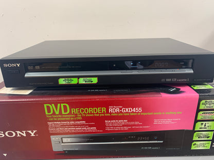 Sony RDR-GXD455 DVD Recorder * Original Box