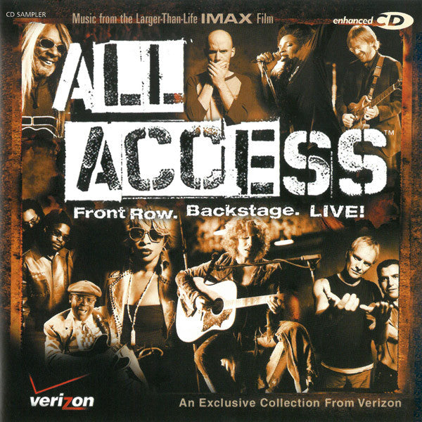 Various : All Access - Front Row. Backstage. Live! (CD, Enh, Promo, Smplr)
