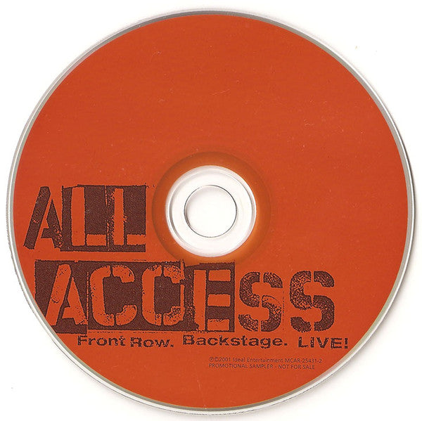 Various : All Access - Front Row. Backstage. Live! (CD, Enh, Promo, Smplr)