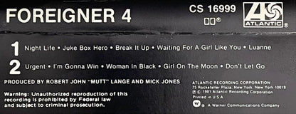 Foreigner : 4 (Cass, Album)