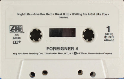 Foreigner : 4 (Cass, Album)