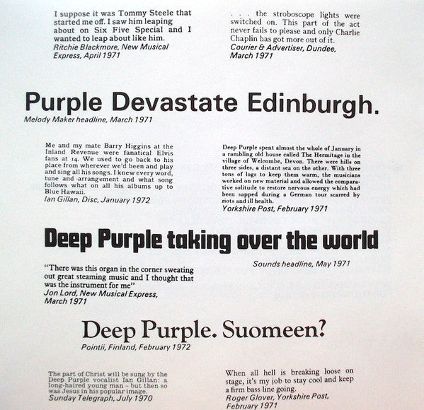 Deep Purple : Who Do We Think We Are (CD, Album, Club, RE)